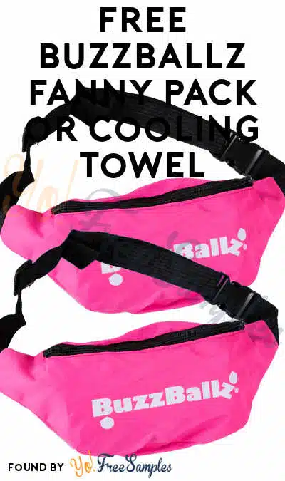 FREE Buzzballz Fanny Pack or Cooling Towel