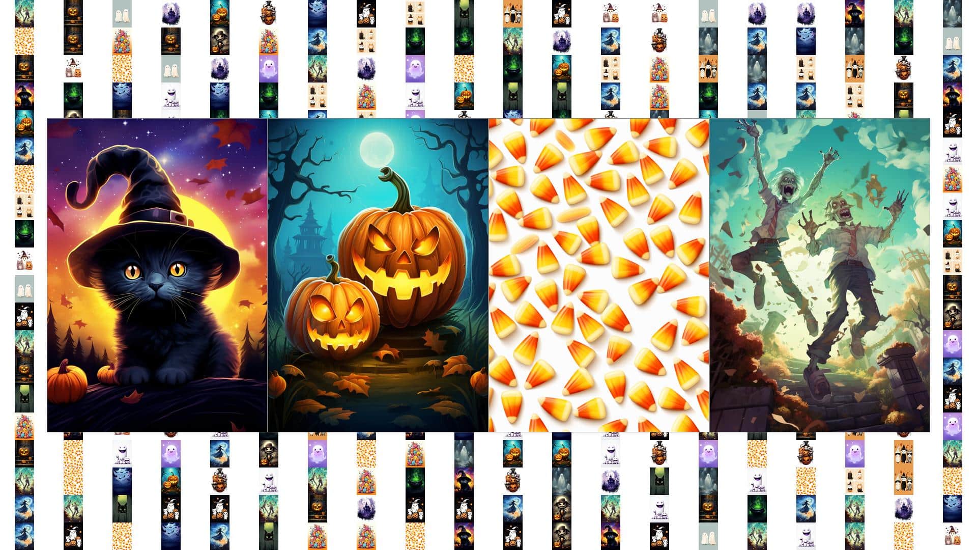 Free Printable 5″x7″ Halloween Greeting Cards