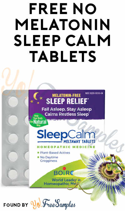 FREE SleepCalm Meltaway Tablets for First 500 Sign-ups