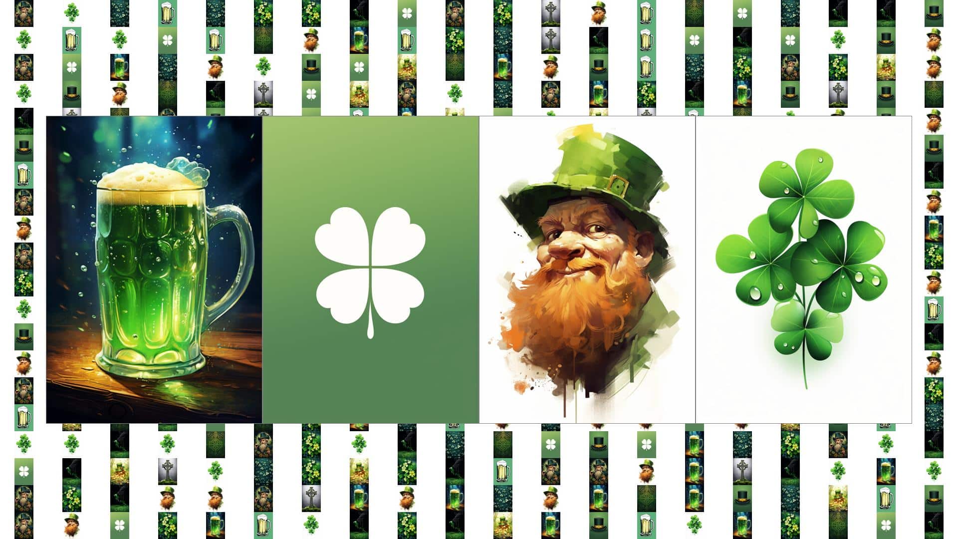 Free Printable 5″x7″ St. Patrick’s Day Greeting Cards