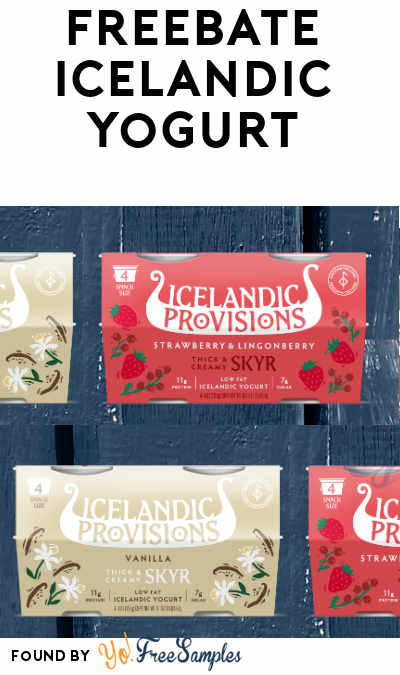 FREE Icelandic Provisions Yogurt 4PK at Select Stores (Aisle Rebate)