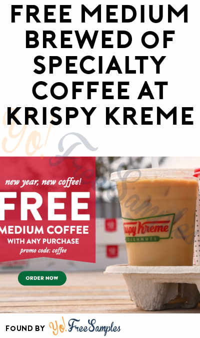 FREE Medium Krispy Kreme Coffee With Any Purchase (Rewards Members)