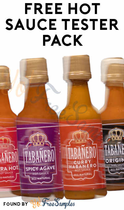 FREE 4-Pack TABANERO Hot Sauce Taste Tester for New Customers