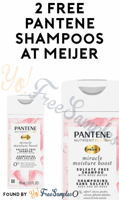 2 FREEBATE Pantene Nutrient Blends Shampoos + Profit at Meijer (Ibotta Required)