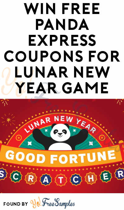 Win FREE Panda Express Coupons for Lunar New Year Game