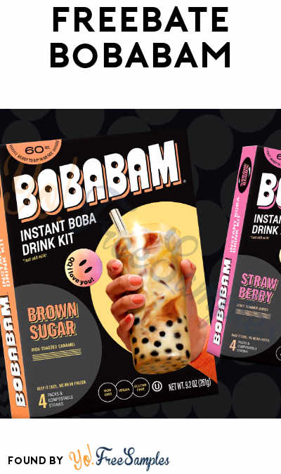 FREEBATE BobaBam 4-Pack Snack Box (Aisle Rebate Required)