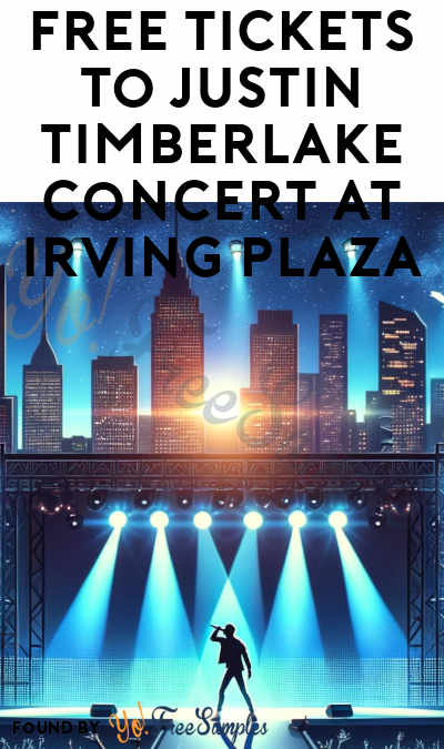 FREE Tickets to Justin Timberlake Concert at Irving Plaza (NYC Area)