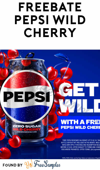 FREEBATE Pepsi Wild Cherry at Participating Retailers (Rebate Required)