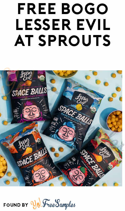 FREE Lesser Evil Space Balls With Purchase BOGO at Sprouts (Aisle Rebate Required)