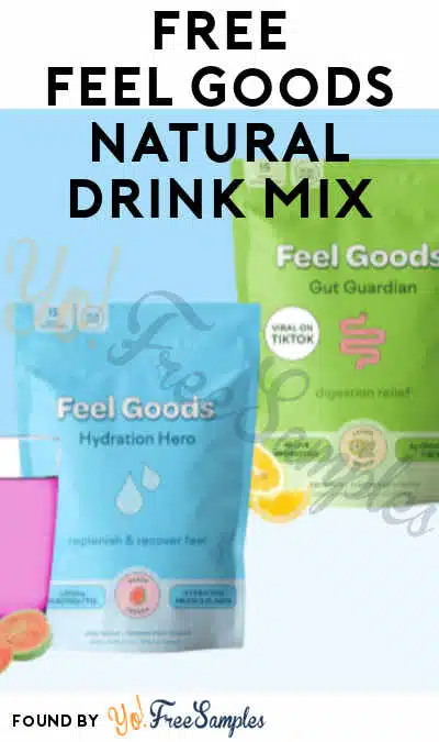 FREE FeelGoods Natural Drink Mix Sampling (Must Apply)