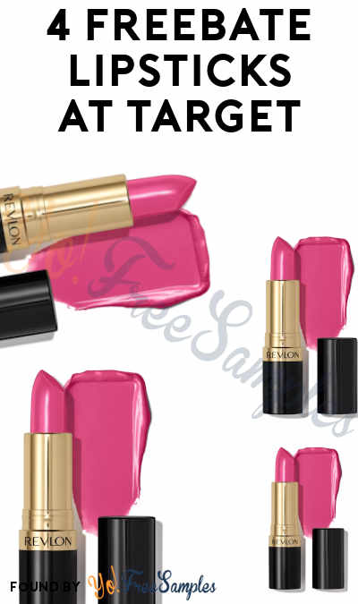 4 FREEBATE Revlon Lipsticks At Target With Ibotta & Fetch Rebates