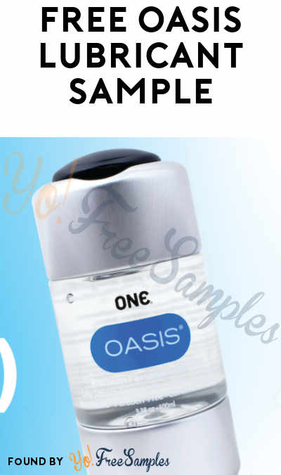 FREE Oasis 100ml Lubricant for First 200 (Account Creation Required)