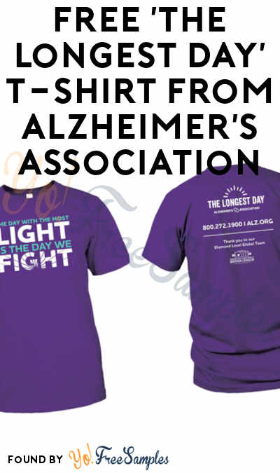 FREE ‘The Longest Day’ T-Shirt from Alzheimer’s Association