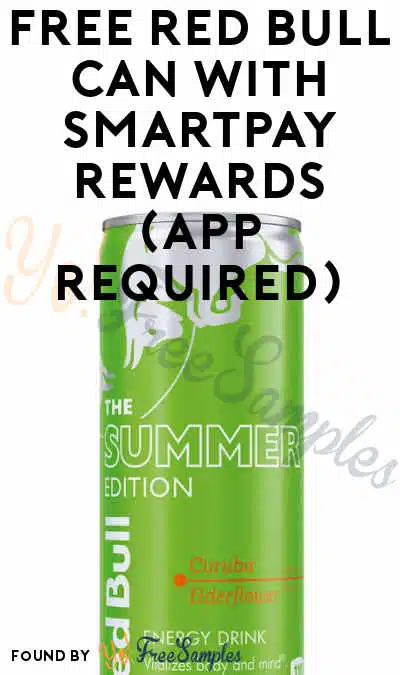 FREE Red Bull Can with SmartPay Rewards (App Required)