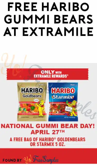 FREE Haribo Gummi Bears at ExtraMile (Rewards/App Required)
