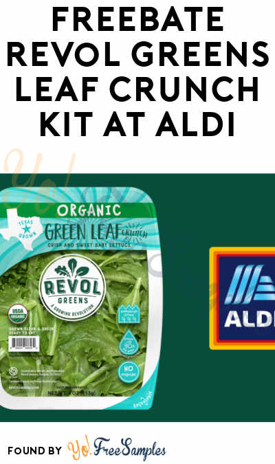 FREEBATE Revol Greens Leaf Crunch Kit at Aldi (Aisle Rebate Required)