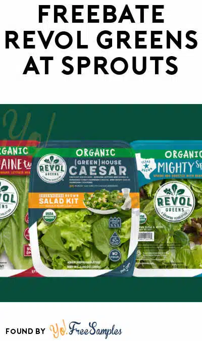 FREEBATE Revol Greens Salad Kit at Sprouts (Texas Only)