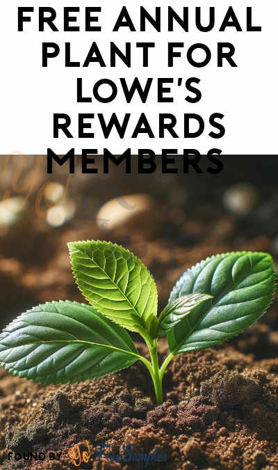 FREE Annual Plant for Lowe’s Rewards Members (May 11th-12th)