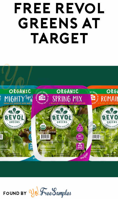 FREEBATE Revol Greens Salad Blend at Target Offer #2 (Aisle Rebate Required)