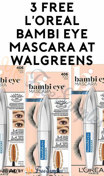 3 FREE L’Oreal Bambi Eye Mascara at Walgreens (Clearance Deal)