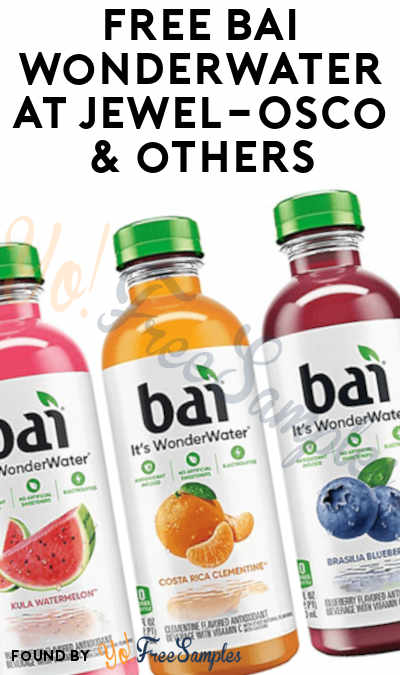 FREE Bai WonderWater 18-oz at Jewel-Osco & Other Stores (Loyalty Required)