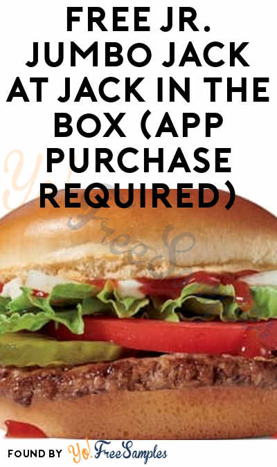 FREE Jr. Jumbo Jack at Jack in the Box (App Purchase Required)