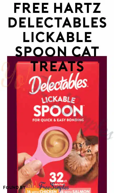 FREE Hartz Delectables Lickable Spoon Cat Treats (Must Apply)