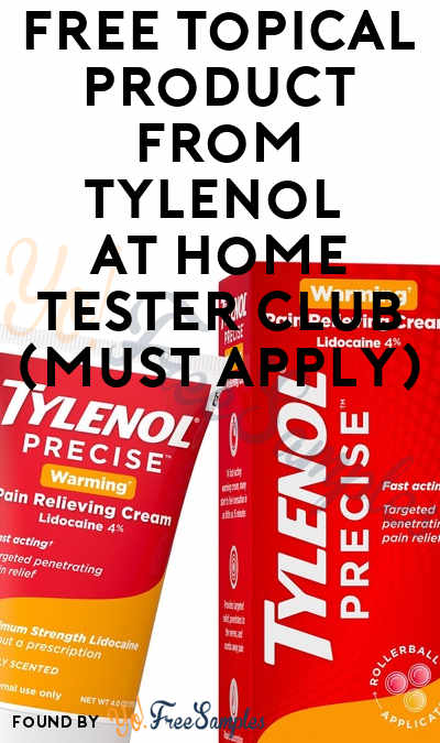 FREE Topical Product From Tylenol At Home Tester Club (Must Apply)