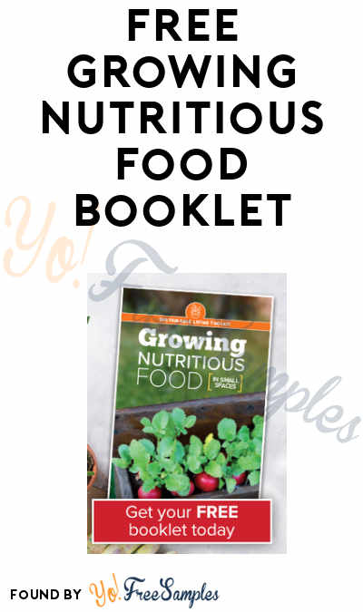 FREE Growing Nutritious Food in Small Spaces  Booklet