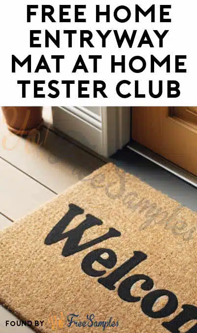 FREE Home Entryway Mat At Home Tester Club (Must Apply)