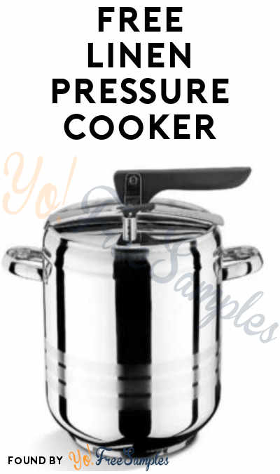 FREE Linen Pressure Cooker At Home Tester Club (Must Apply)