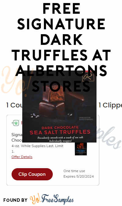 FREE Signature Reserve Truffles at Albertsons & Affiliates (Coupon Required)