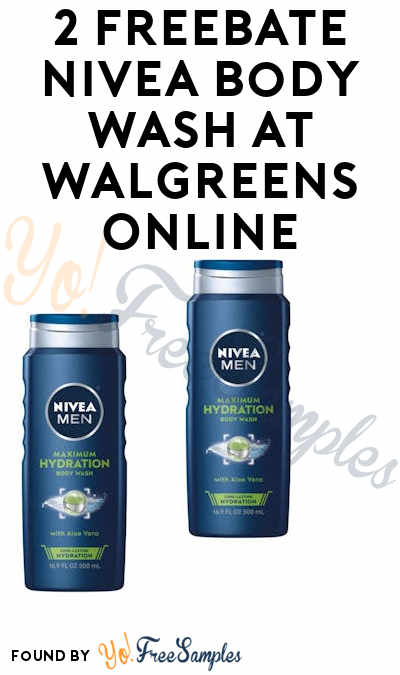 2 FREEBATE Nivea Body Wash at Walgreens Online (Coupon & Rewards Required)