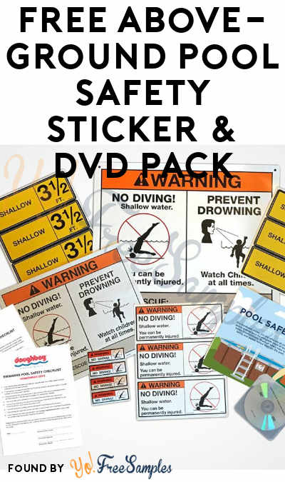 FREE Above-Ground Pool Safety Sticker & DVD Pack