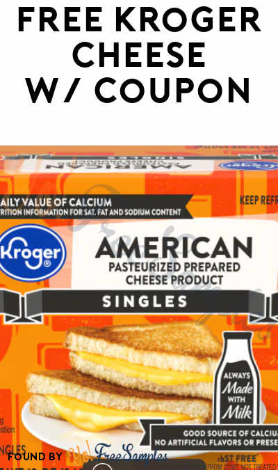 Possible FREE Kroger Cheese Slices