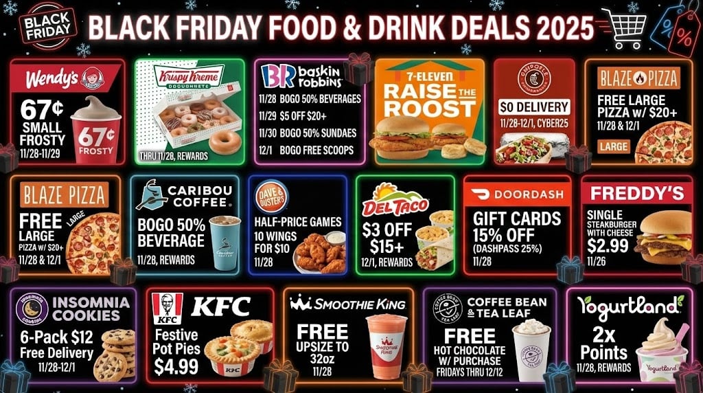 Black Friday Freebies & Deals 2025